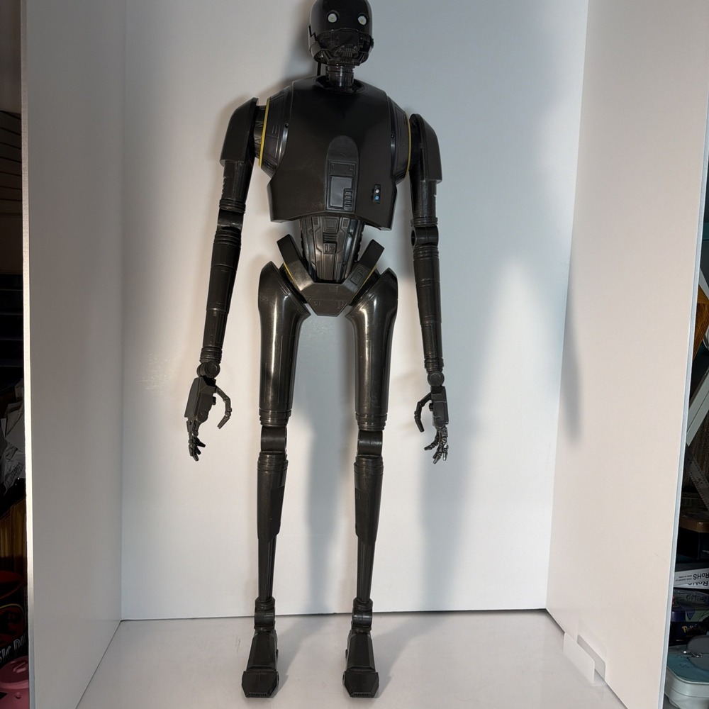 JAKKS PACIFIC 2016 LARGE 31" STAR WARS DROID ROBOT FIGURE~K-2SO BLACK ROGUE ONE